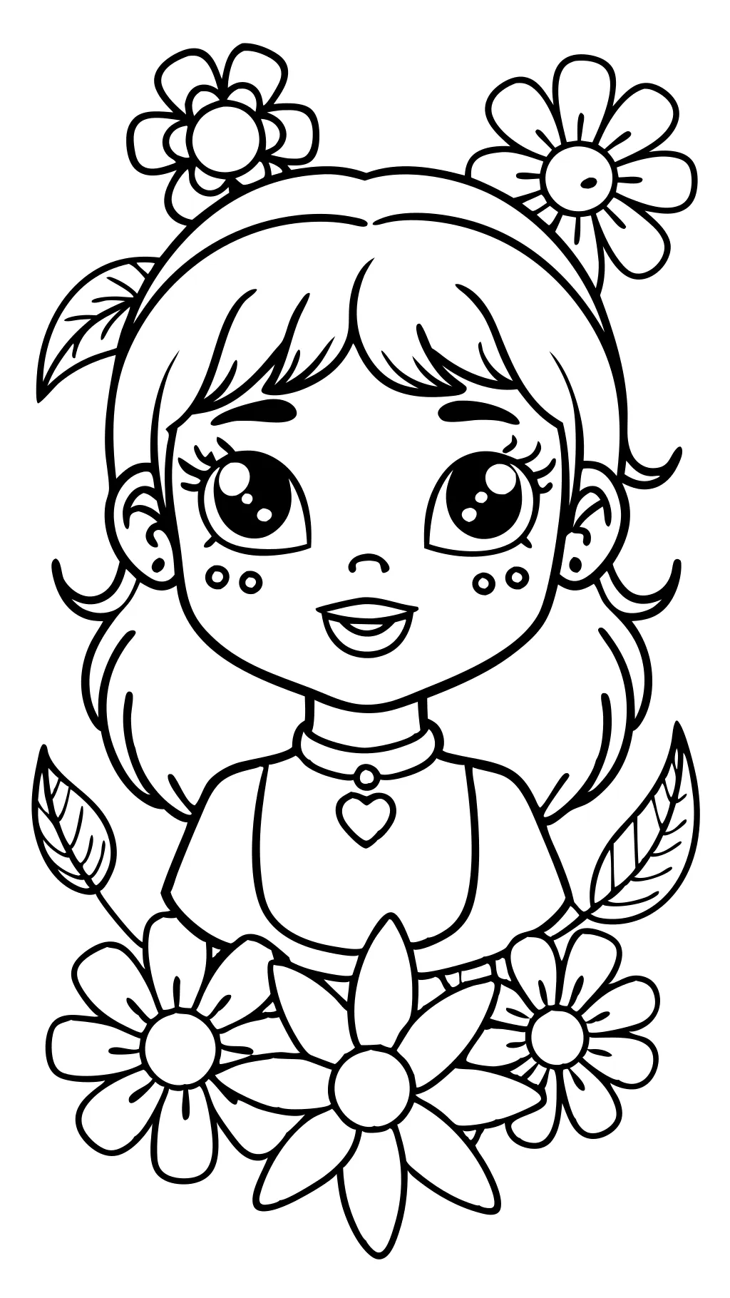 coloring pages for teenage girl easy